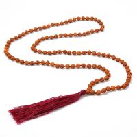 Fashion Sweater Chain Necklace, Rudraksha, with Polyamide, fashion jewelry & for woman 80mm, 7mm Approx 34.6 Inch 