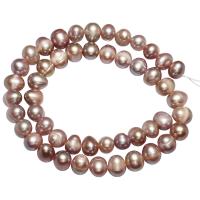 Potato Cultured Freshwater Pearl Beads, natural, purple, 8-9mm Approx 0.8mm 