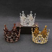 Bridal Tiaras, Zinc Alloy, with Crystal, plated, fashion jewelry & for woman 