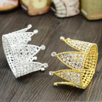 Bridal Tiaras, Zinc Alloy, with Crystal, plated, fashion jewelry 
