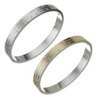 Stainless Steel Bangle, plated, for woman 8mm 