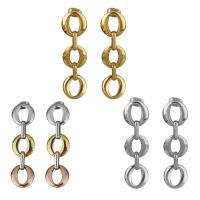 Stainless Steel Drop Earring, plated, fashion jewelry & for woman 45.5mm 