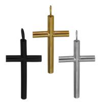 Stainless Steel Cross Pendants, plated 