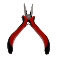 Pliers, Stainless Steel, with Rubber, black and red 