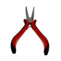 Pliers, Stainless Steel, with Rubber, red 
