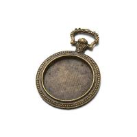 Zinc Alloy Pendant Cabochon Setting, plated Inner Approx 30mm 