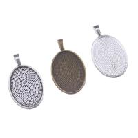 Zinc Alloy Pendant Cabochon Setting, plated Approx 3.9mm, Inner Approx 