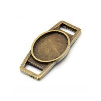 Zinc Alloy Leather Band Clasp Findings, plated Inner Approx 