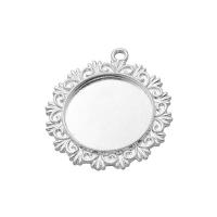 Zinc Alloy Pendant Cabochon Setting, plated Approx 1mm, Inner Approx 30mm 