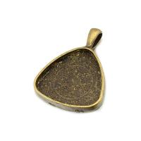 Zinc Alloy Pendant Cabochon Setting, plated Approx 2mm, Inner Approx 25mm 