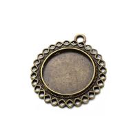 Zinc Alloy Pendant Cabochon Setting, plated Approx 1mm, Inner Approx 25mm 