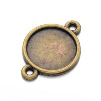 Zinc Alloy Connector Setting, antique brass color plated, 1/1 loop Approx 1mm, Inner Approx 12mm 