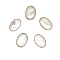 No Hole Cultured Freshwater Pearl Beads, natural, white, 10-14mm 