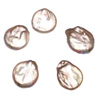 Perlas Freshwater sin Agujero, Perlas cultivadas de agua dulce, natural, Púrpura, 16-17mm, 10PCs/Bolsa, Vendido por Bolsa