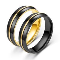 Titanium Steel Finger Ring, fashion jewelry & for man 6mm 
