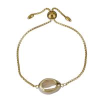 Stainless Steel Chain Bracelets, gold color plated, Adjustable & box chain & for woman 2mm Approx 6-10 Inch 