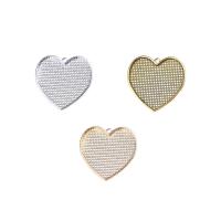 Zinc Alloy Pendant Cabochon Setting, Heart, plated Approx 1mm, Inner Approx 40mm 