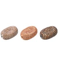 Perles zircon Micro Pave cubes, laiton, Placage, pavé de micro zircon, plus de couleurs à choisir Environ 2mm Vendu par sac