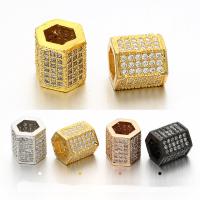Zircon pavent laiton European Perle, Placage, pavé de micro zircon, plus de couleurs à choisir Environ 5mm Vendu par sac