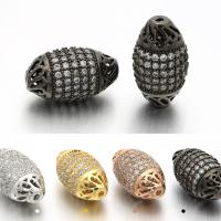 Perles zircon Micro Pave cubes, laiton, Placage, pavé de micro zircon, plus de couleurs à choisir Environ 1.2mm Vendu par sac