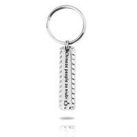 Stainless Steel Key Chain, plated, Unisex 10*40mm 