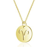 Stainless Steel Jewelry Necklace, with 5cm extender chain, polished, oval chain & for woman & hollow, gold, 12mm Approx 17.72 Inch 