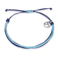 Ciré de coton bracelet, avec alliage de zinc, Placage de couleur argentée, Réglable & Style bohème & pour femme, plus de couleurs à choisir, 160mm, Vendu par brin