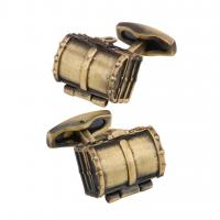 Brass Cufflinks, antique brass color plated, fashion jewelry & for man 