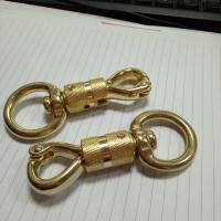 Brass Snap Hook Clasp, gold color plated 