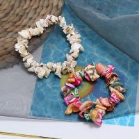 Shell Bracelet, with Elastic Thread, folk style & for woman 20mm Approx 7.5 Inch 