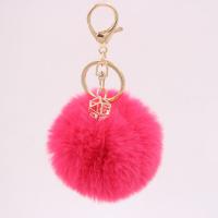 Polyester Key Clasp, with Zinc Alloy, plated, durable & cute & Unisex 80mm 