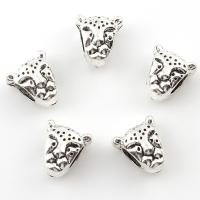 Zinc Alloy Animal Beads, Leopard, plated, large hole Approx 5mm, Approx 