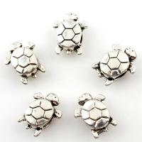 Zinc Alloy Animal Beads, Turtle, plated, large hole Approx 5mm, Approx 