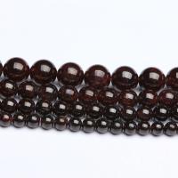 Natural Garnet Beads, Round, polished 