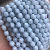 Aquamarin Perlen, poliert, verschiedene Größen vorhanden & facettierte, Bohrung:ca. 1mm, verkauft von Strang