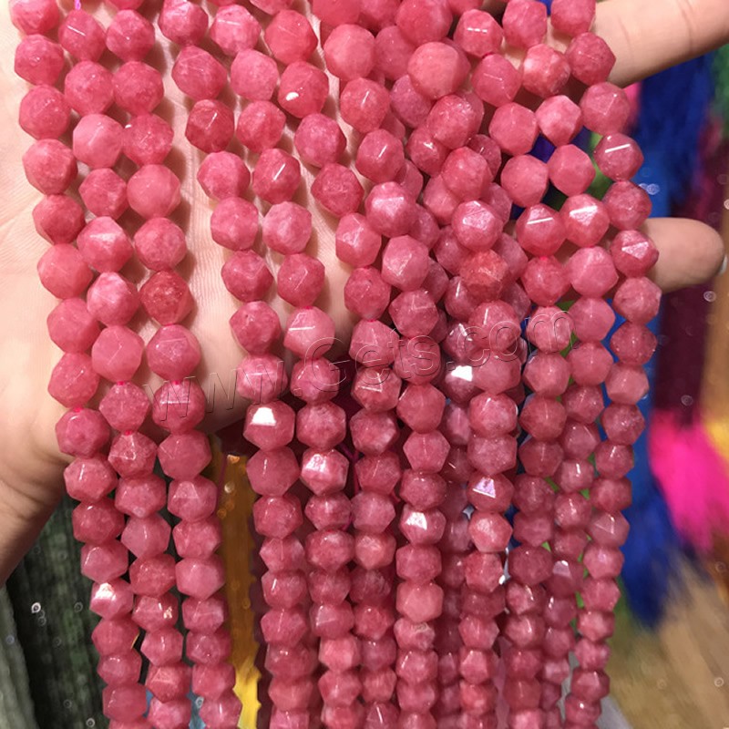 Mixed Gemstone Beads, Polygon, different materials for choice & different size for choice & faceted, Hole:Approx 1mm, Sold By Strand