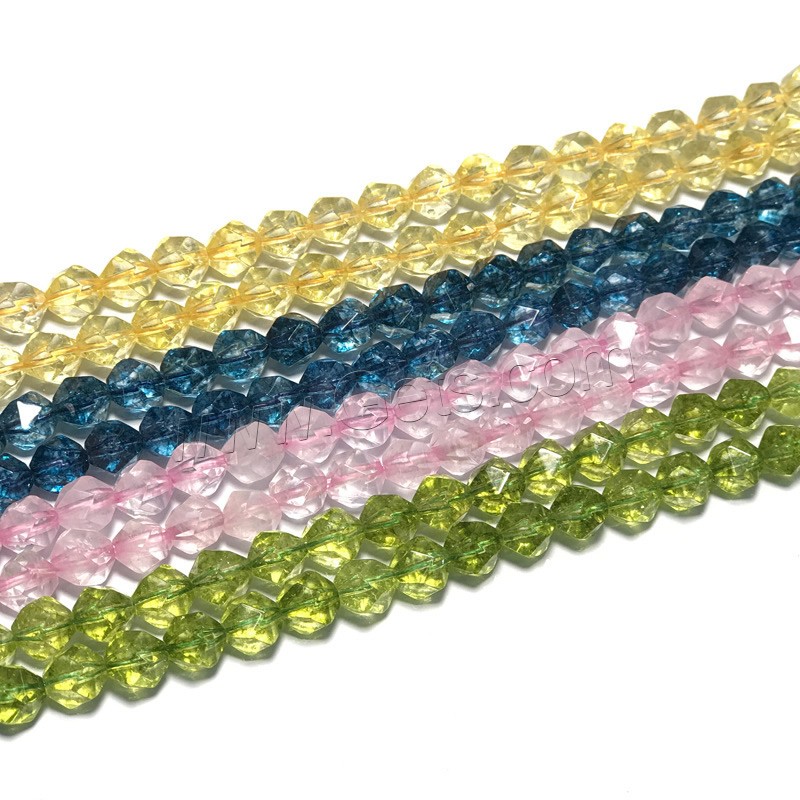 Quartz Beads, different size for choice & faceted, more colors for choice, Hole:Approx 1mm, Sold By Strand