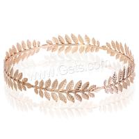 Hair Bands, Iron, Leaf, plated, fashion jewelry & for woman 175mm 