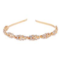 Hair Bands, Zinc Alloy, plated, for woman & with rhinestone 