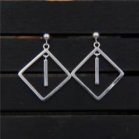 Sterling Silver Drop Earring, 925 Sterling Silver, polished, fashion jewelry & for woman 