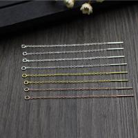 Sterling Silver Thread Through Earrings, 925 Sterling Silver, plated, fashion jewelry & for woman 1mmuff0c3mm 