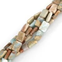 Aqua Terra Jasper Beads, Rectangle, natural Approx 2mm Approx 15.5 Inch 