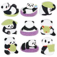 Cloth Sewing-on Patch, Panda, Embroidery, DIY 