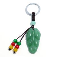 Jade Key Clasp, plated, fashion jewelry & for woman, green 