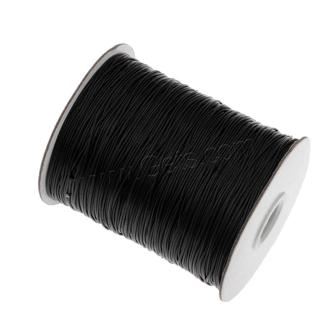 Nylon Cord, with paper spool, different size for choice, black, Sold By Spool