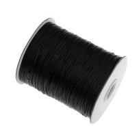 Cuerda de Nylon, cordón de nylon, con carrete de papel, diverso tamaño para la opción, Negro, Vendido por Carrete