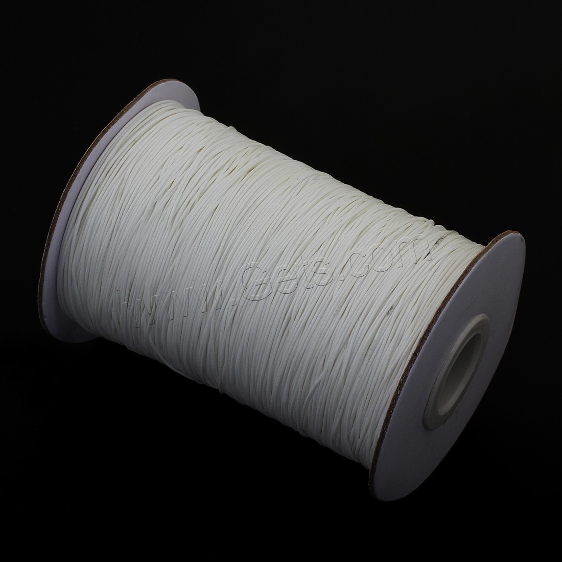 Nylon Cord, with paper spool, different size for choice, white, Sold By Spool