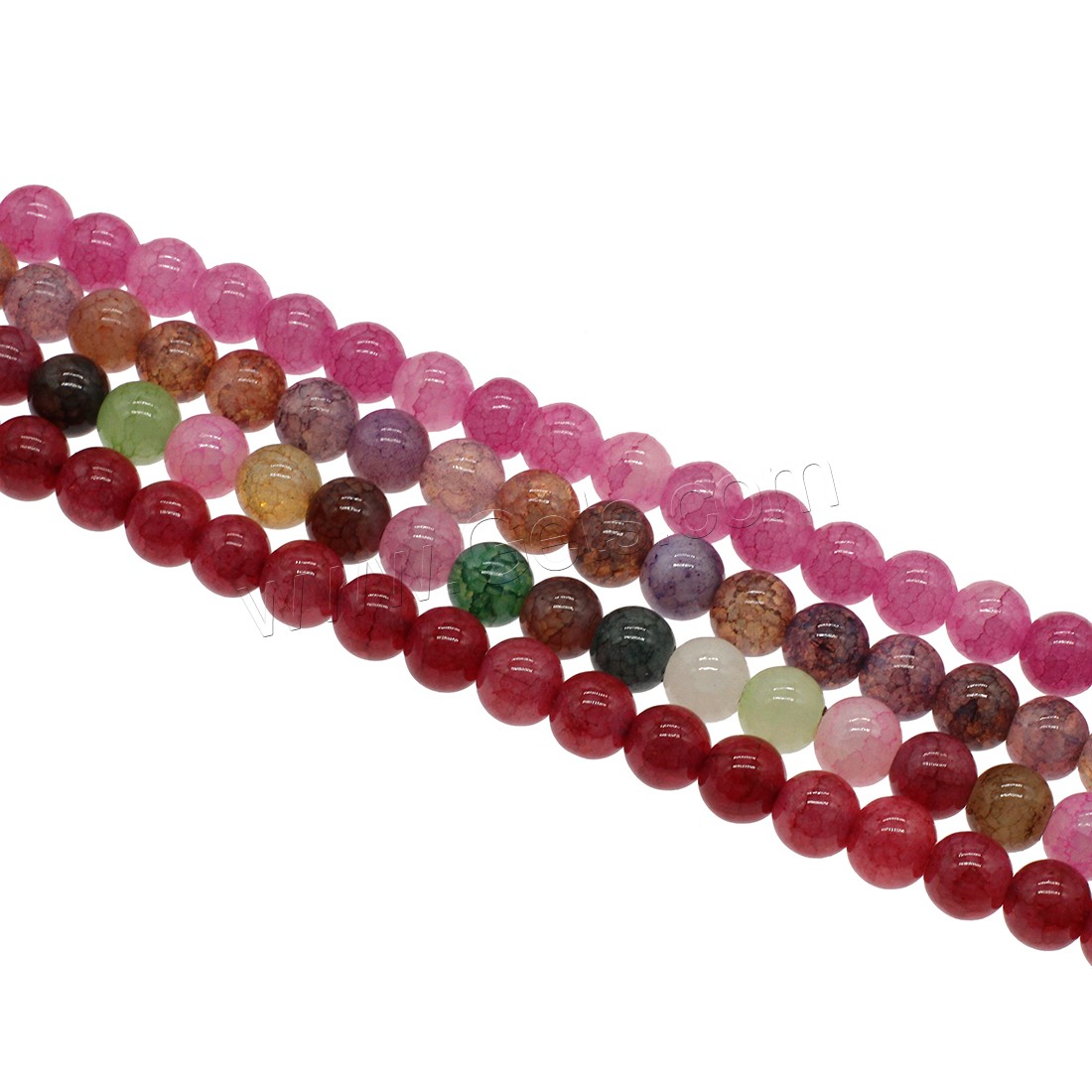 Glass Beads Beads, Round, different size for choice, more colors for choice, Sold By Strand