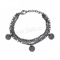 Titanium Steel Bracelet, polished, fashion jewelry & Unisex 0.9cm 