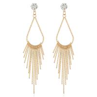 Fashion Tassel Earring, Zinc Alloy, stainless steel post pin, plated, for woman 